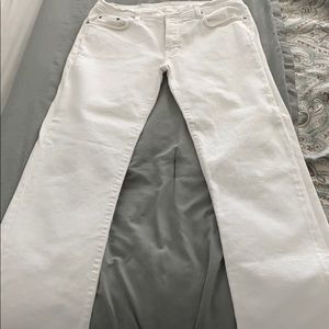 White Versace jeans
